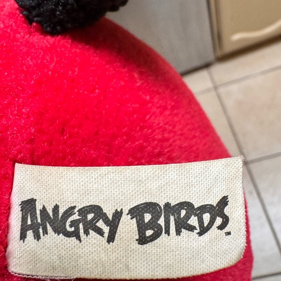 Angry Birds Red Plush 12” Large Stuffed Animal Commonwealth 2010 Rovio Vintage - Picture 3 of 4